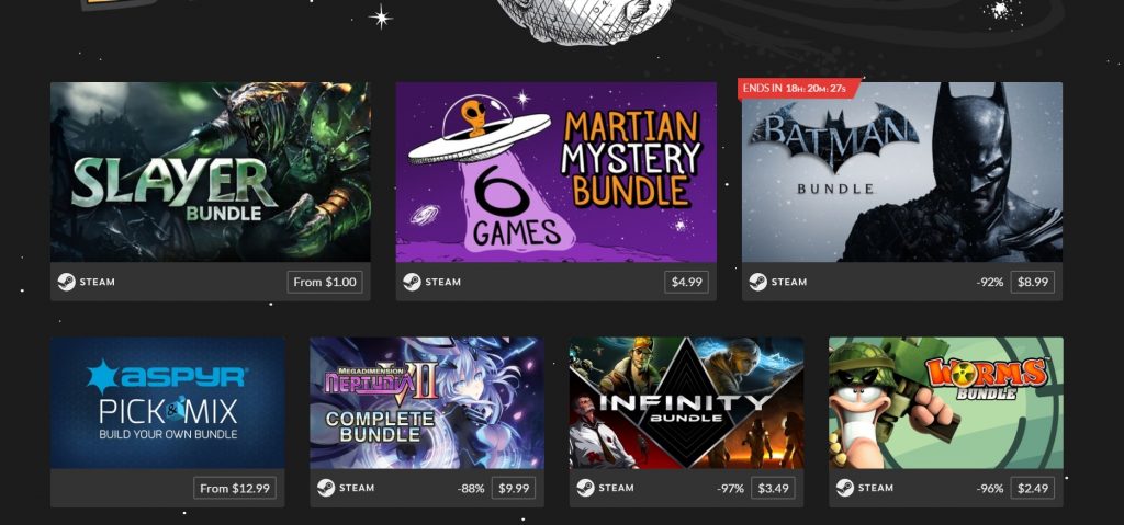 Gaming bundle deals on over 30 Steam bundles - Games Middle East and Africa