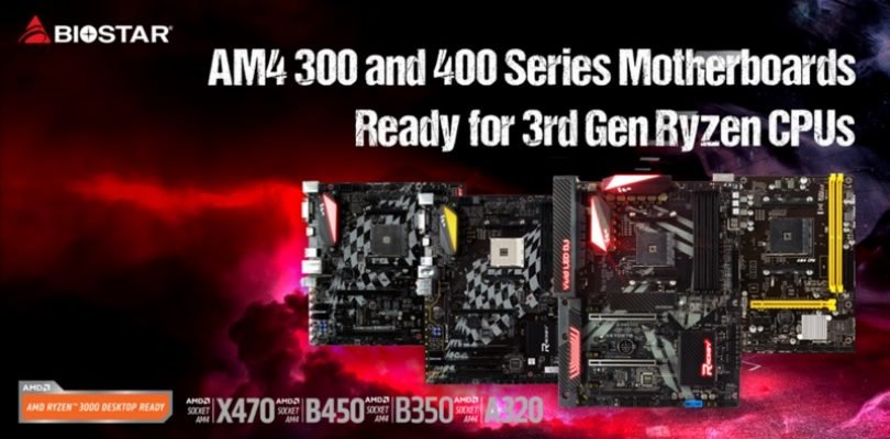 BIOSTAR motherboards updated for AMD Ryzen 3rd Generation