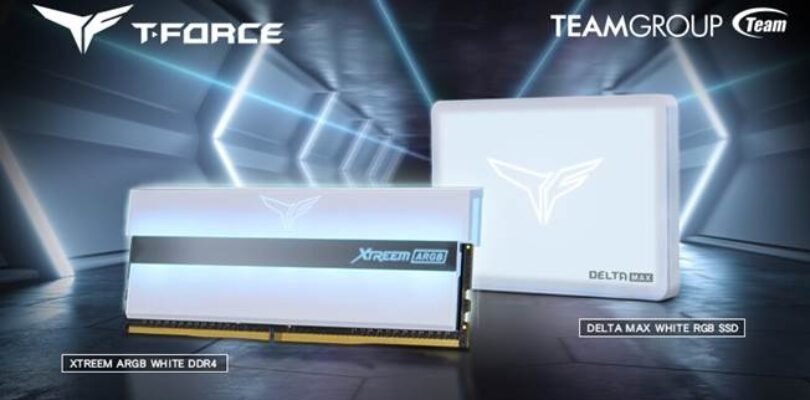 TEAMGROUP launches new white gaming memory and RGB SSD