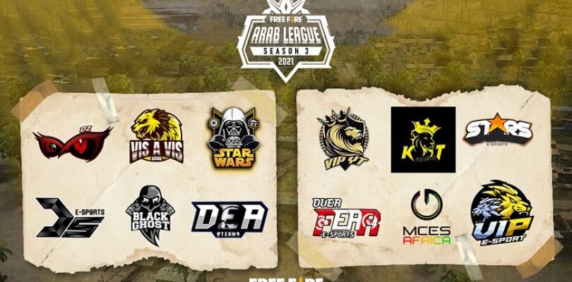 Garena reveals 12 qualified teams for the Free Fire Arab League