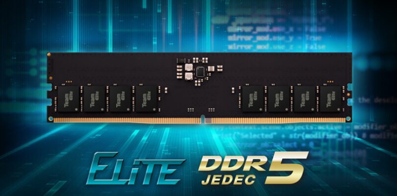 TEAMGROUP launches the ELITE series DDR5 memory kits up with 4800MHz speeds