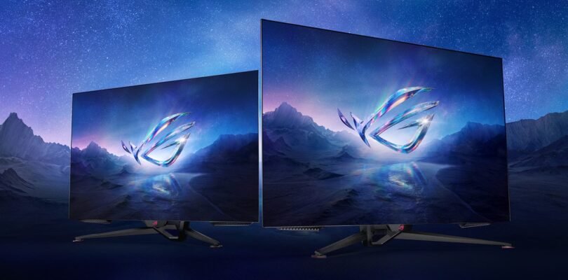 ASUS announces its newest 42-inch and 48-inch 4K OLED gaming monitors with HDMI 2.1, a 2K monitor with 360Hz refresh rate and more