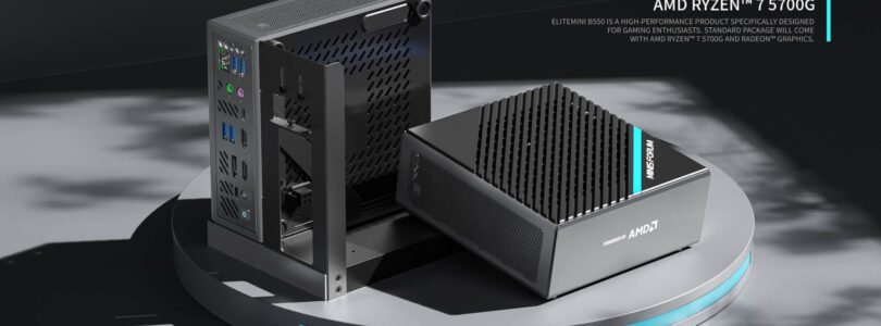 MINISFORUM launches the EliteMini B550 mini PC with Ryzen 7 5700G APU and support for external graphics dock