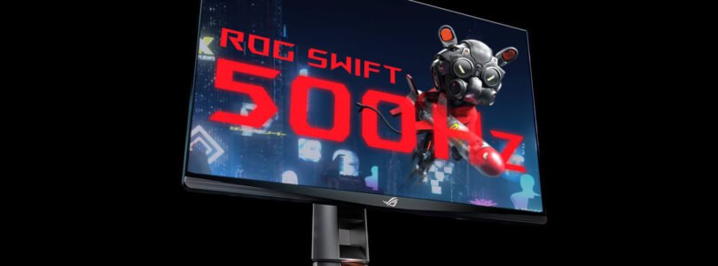 ASUS Middle East unveils the ROG Swift 500Hz NVIDIA G-SYNC Esports gaming monitor in the UAE