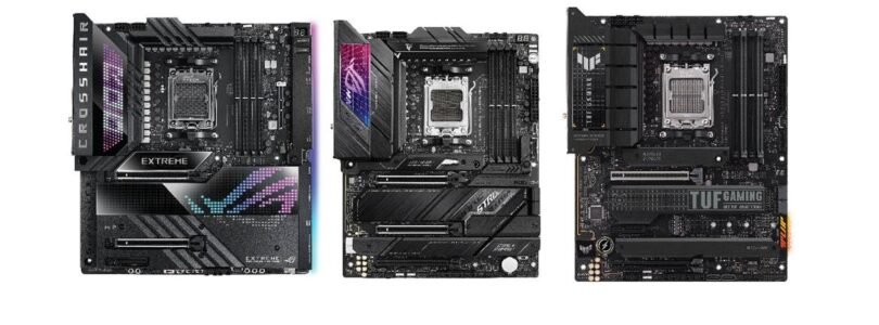 ASUS launches its latest AMD X670E series motherboards with support for Ryzen 7000 processors
