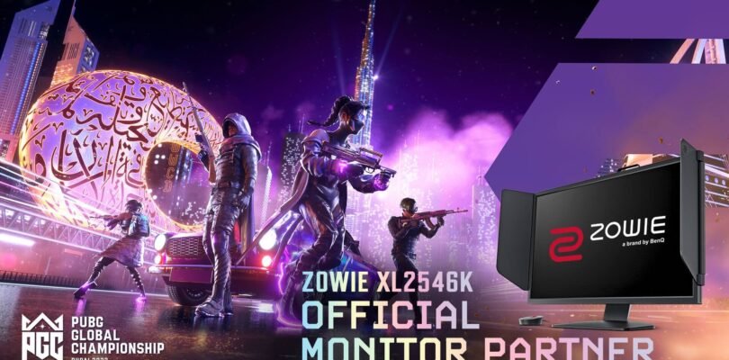 BenQ ZOWIE XL2546K declared as the official gaming monitor for PUBG Global Championship 2022 Dubai