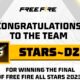 STARS~DZ wins the Free Fire MEA All Stars tournament