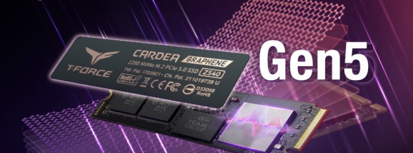 Teamgroup announces the T-FORCE CARDEA Z540 M.2 PCIe 5.0 SSD