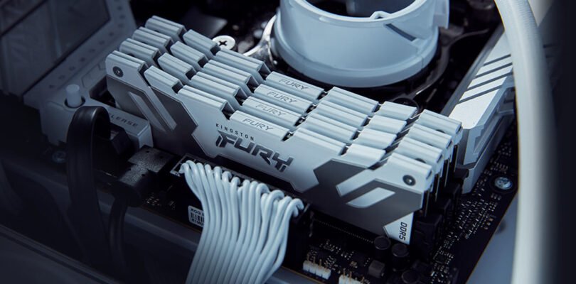 Kingston unveils new FURY series DDR5 memory with white heat spreaders