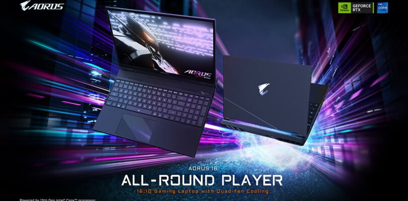 GIGABYTE launches its latest AORUS 16 series gaming laptop line-up