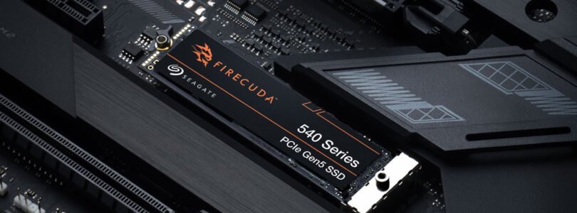 Seagate announces the FireCuda 540 PCIe Gen5 NVMe SSD that boasts speeds up to 10,000 MB/s
