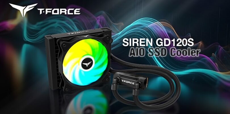 TEAMGROUP unveils T-FORCE SIREN GD120S AIO SSD Cooler