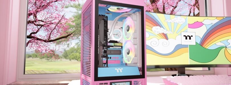 Thermaltake unveils new-coloured The Tower 200 Bubble Pink Mini Chassis